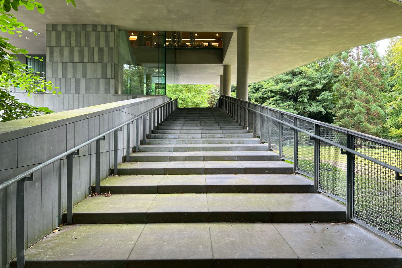 Modern university buildings at Brunel University, London Uxbridge